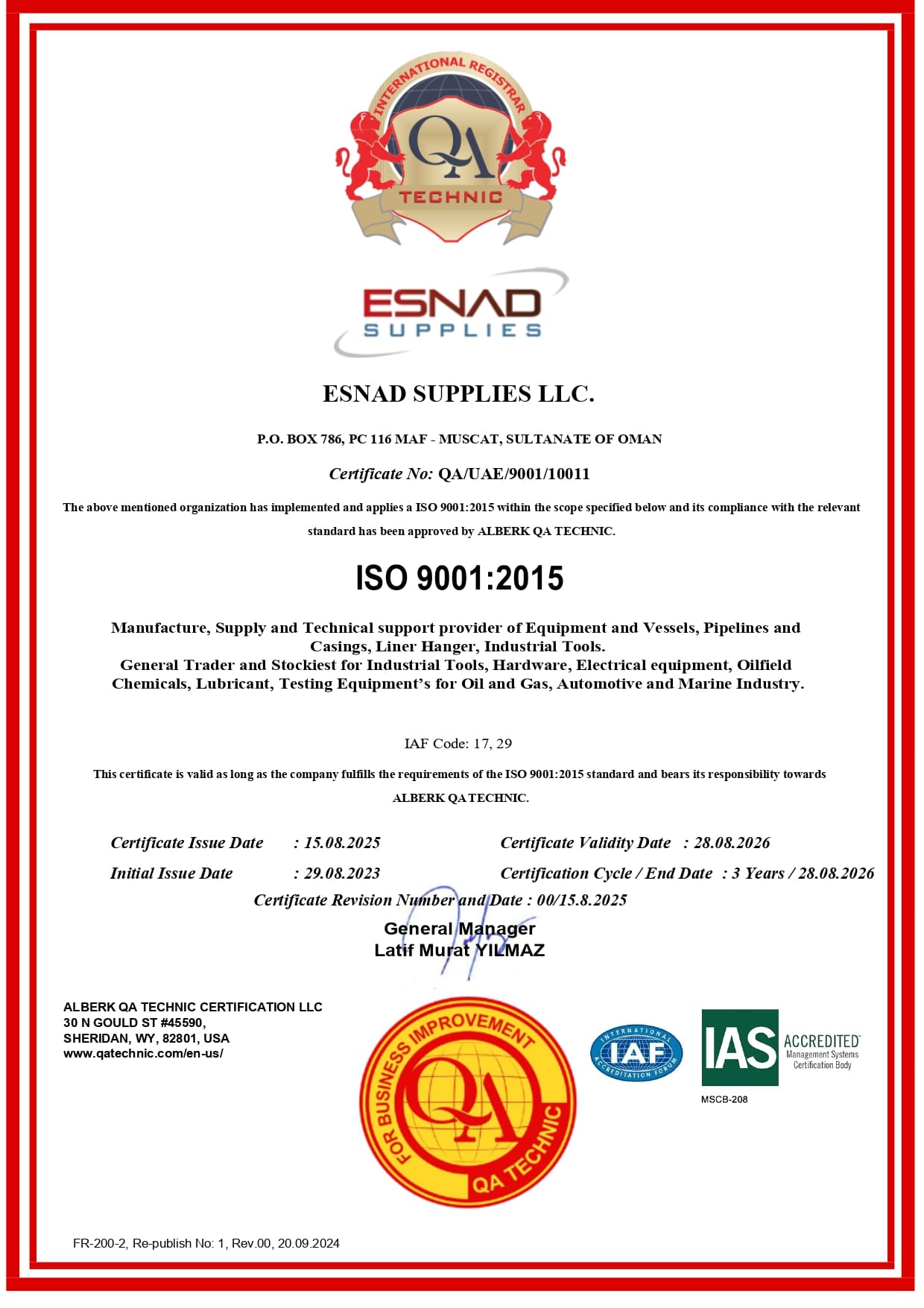 ISO 9001:2015